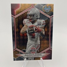 2023 Bowman's Best University Gold Geometric Refractor /50 Julian Fleming #72