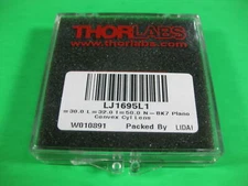 Thorlabs f=50mm H=30mm L=32mm N-BK7 Plano-Convex Lens -- LJ1695L1 -- Used