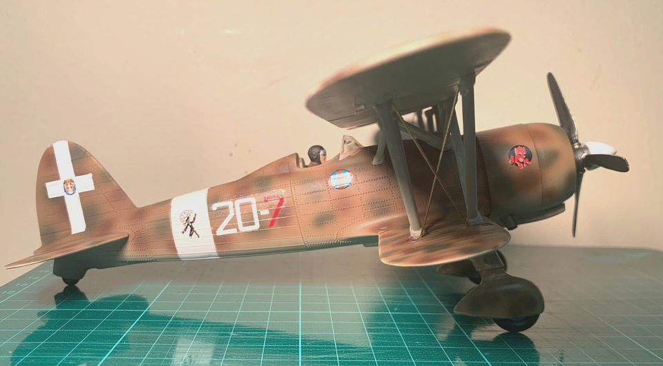 fiat-cr-42-falco-ww2-italian-fighter-scale-1-40-rare-pro-built-ebay