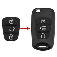 Ontto Portachiavi In Pelle Con Protezione Completa Per Telecomando Auto - Compatibile Kia Ceed, Cerato, Optima