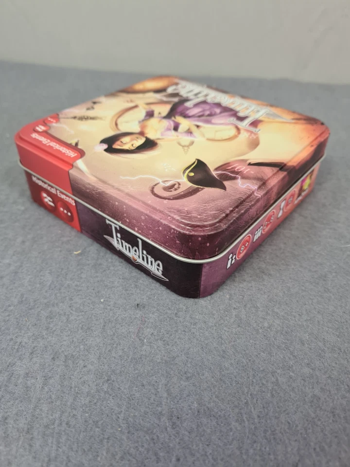 Asmodee Timeline - Historical Events Card Game Tin Box Homeschool Educational  - Image 3 of 4
