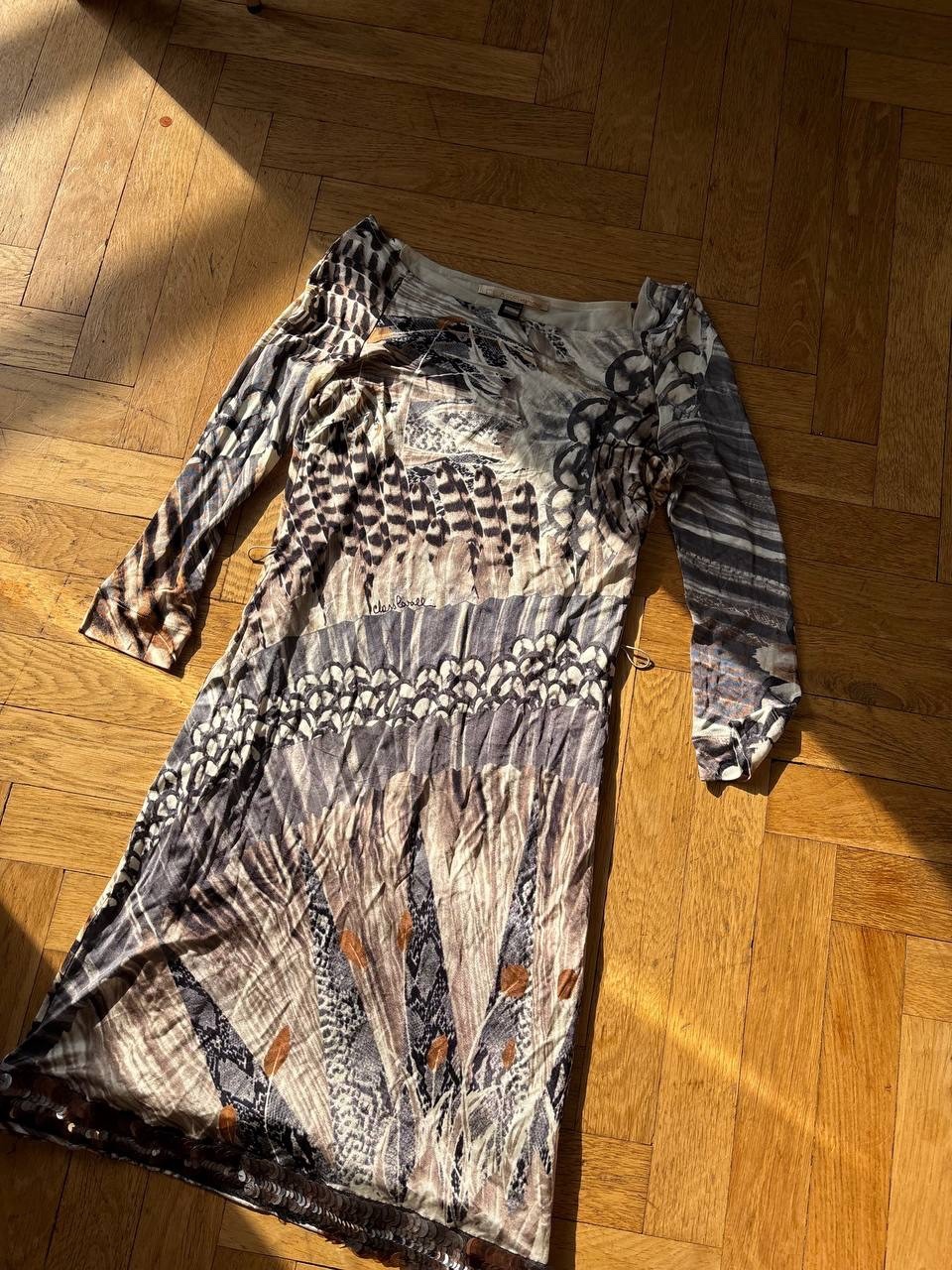 Roberto Cavalli Class women dress viscose printed vintage RARE size Medium