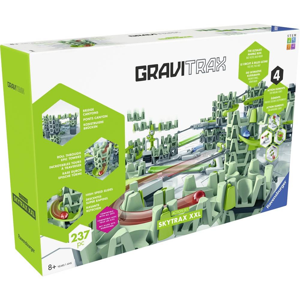 GraviTrax Action-Set XXL Skytrax Ravensburger 25960 circuit de billes suspendu