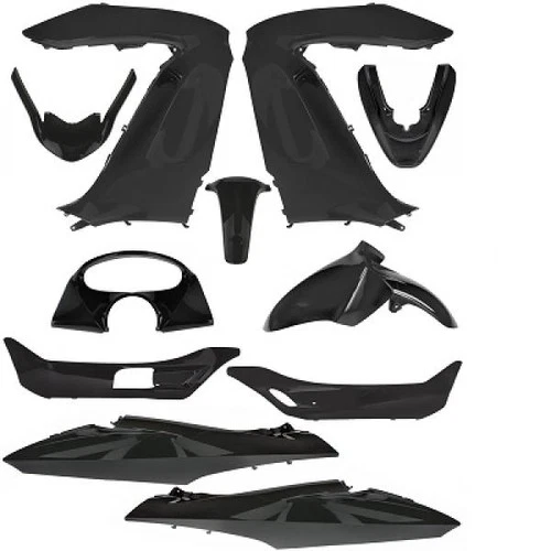 369000C 11 Piece Fairing Kit Honda PCX 125 2011-2013 BLACK