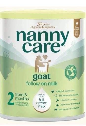 Nannycare Stage 2 Goat Milk Based Follow On Milk - 800g
Opens in a new window or tab