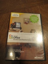 Microsoft Office Student and Teacher Edition 2003 Word Excel With Key OEM