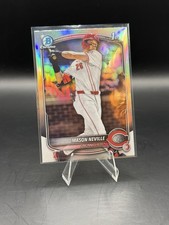 2025 Bowman Draft 1st Bowman Chrome Mason Neville Refractor BDC-109 Reds