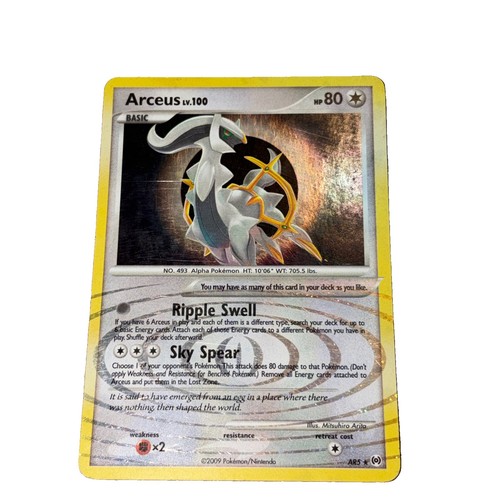 Arceus LV. 100 Holo Rare Arceus AR5 MP Pokemon TCG