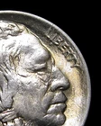 1913 Type 1 Buffalo Nickel Gem BU+ Condition Weird Die Crack Error Coin #KK690