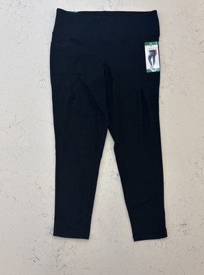 Danskin High-rise Legging Athletic Black Pants Pockets Activewear  Size XL