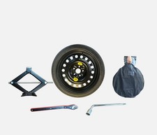 Kit Ruotino di scorta per VW TIGUAN da 17" con Cric, Chiave e Sacca 155/90 R17