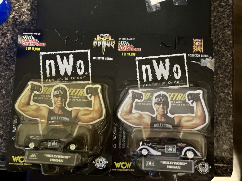 Racing Champions Vintage WCW 1/64 Hollywood Hogan 2 Car Lot