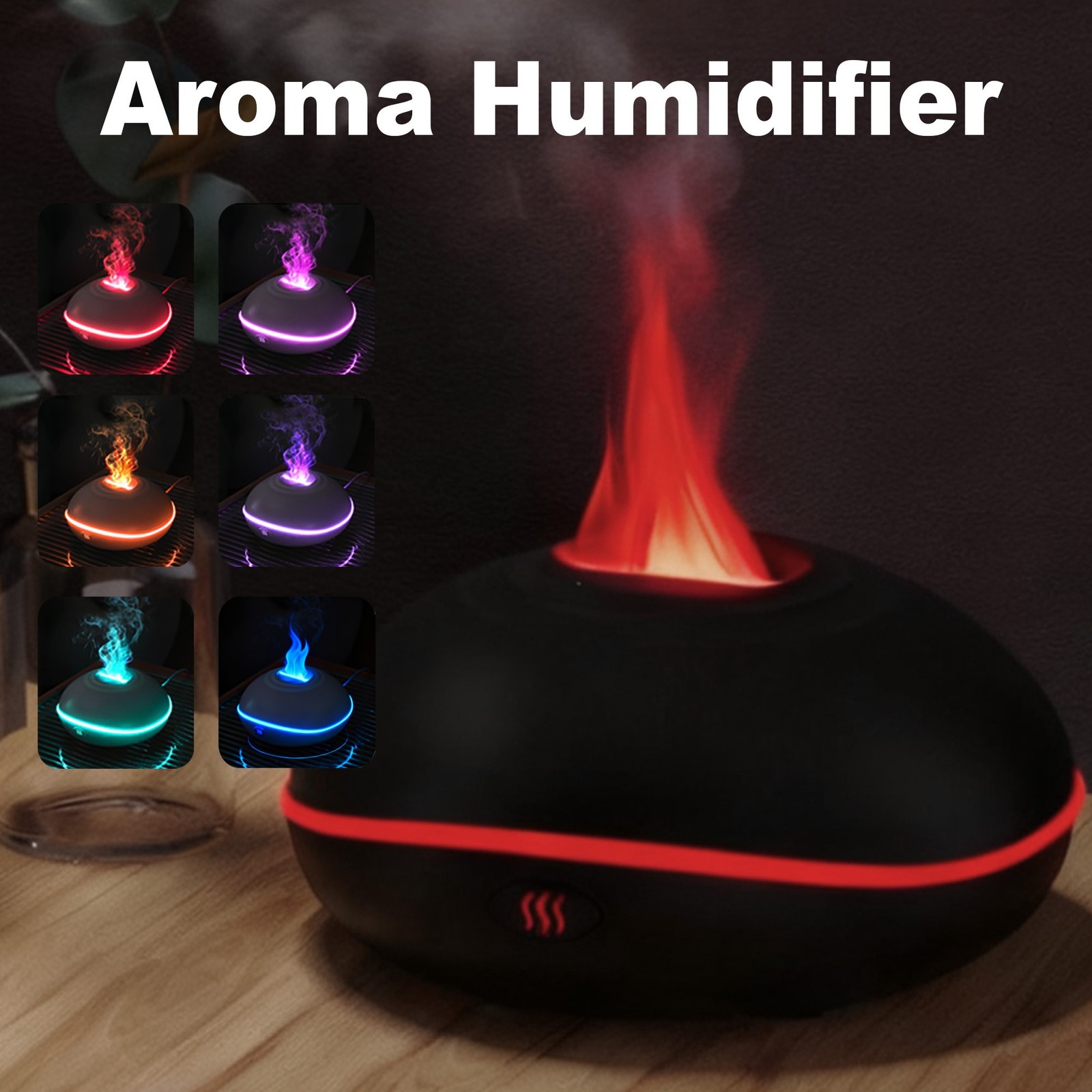 Ultrasonic Aroma Aromatherapy Diffuser LED Essential Oil Air Humidifier Purifier
