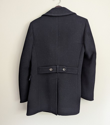 SUITSUPPLY Navy Blue Men's 100% Wool Peacoat 38R M Slim Fit 599$ MSRP - Picture 2 of 6