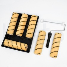 9inch Paint Roller Sleeves Frame And Painting Tray Set Replacement Emulsion Kit