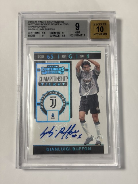 Panini Chronicles - Contenders Historic Rookie Ticket auto Gianluigi Buffon 1/1