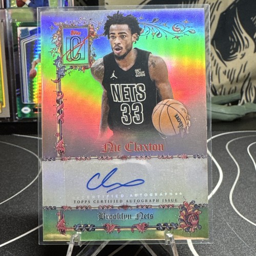 Nic Claxton – 2025-26 Topps Signature Class Basketball · Manuscripts #MS-NC Nic Claxton
