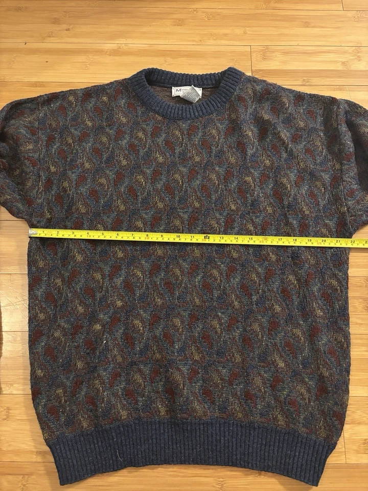 Lote De 4 Suéteres De Punto Acrílicos De Colección Talla L-XL Cosby Años 90 Funky Pullover Foto 2 de 4