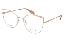 Brand New 2026 GENNY Women Eyeglasses GYV 447 C.14 Authentic Italy Rx Frame Case