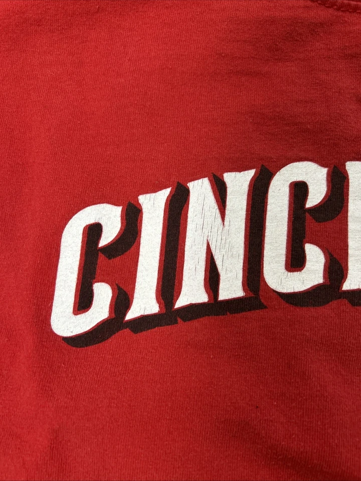 Camiseta Cincinnati Reds Masculina Tamanho Médio Joey Votto Vermelha #19 MLB - Imagem 3 de 4