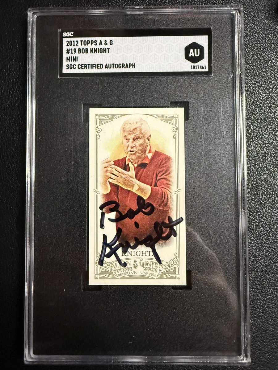 Bob Knight NCAA Autographed Items products for sale | eBay
