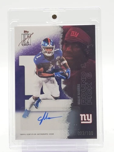 2025 Topps Signature Malik Nabers Veteran Class Autographs (RAW)