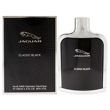 Jaguar Classic Black By Jaguar For Men - 3.4 Oz 100 Ml Edt Spray -new