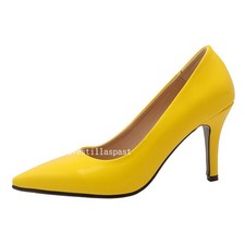 Womens Pumps Black High Heels Patent Leather Drag Queen Trans Shoes