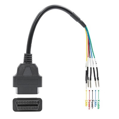 16-Pin OBD OBD2 Female K CAN Line Jumper Tester Connector Car Diagnostic Cable G