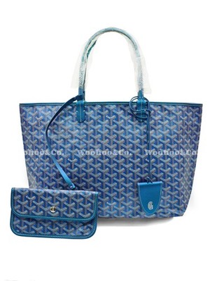Goyard トートバッグ　ブルー GOYARD Handbags Canvas Blue Men 13.4 x 5.9 x 11.0 in | eBay