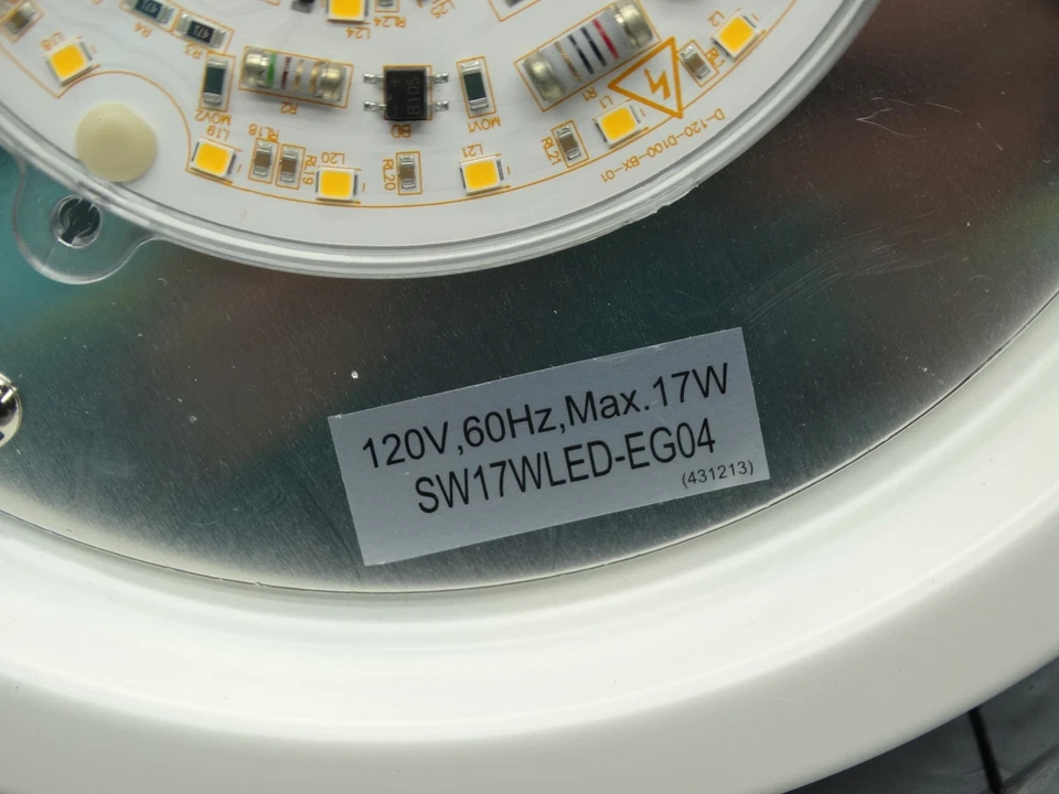 Light Head for Home Decorators Collection Merwry 52in LED White 1009155478 - Image 3 of 4