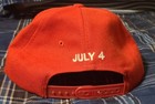 "The First Purge July 4th" Nissin Mens Baseball Cap Red Adjustable NWOT — photo 2
