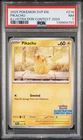 2025 POKEMON SVP EN-SV BLACK STAR PROMO ILLUSTRATION CONTEST 2024 PIKACHU PSA 7