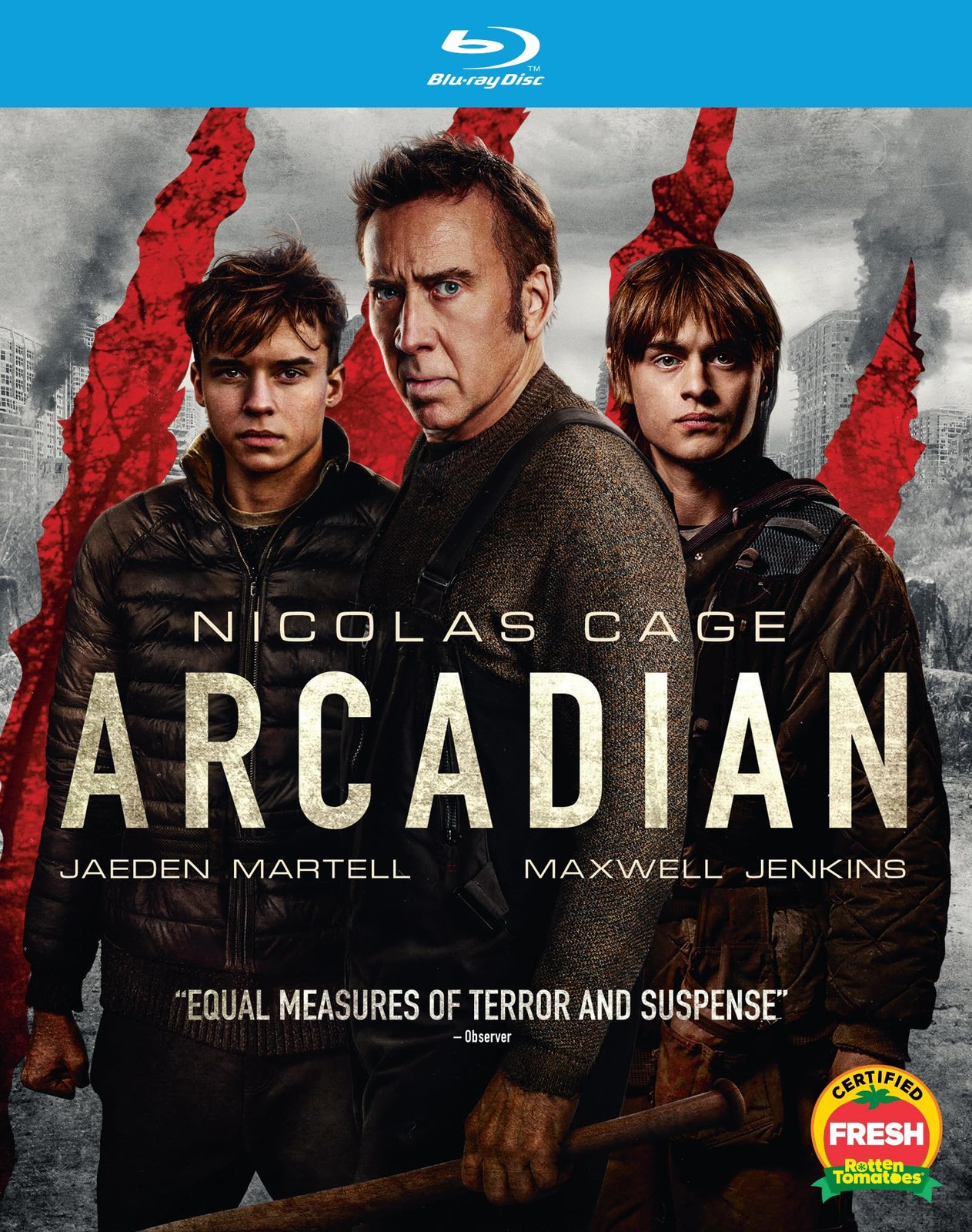 Arcadian (Blu-ray) Nicholas Cage Jaeden Martell Maxwell Jenkins Sadie Soverall