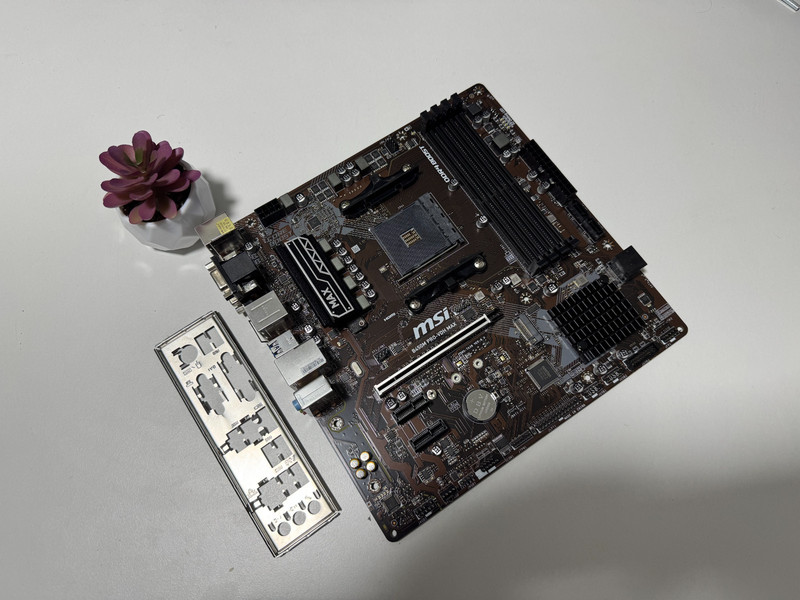 MSI B450M PRO-VDH MAX, AMD AM4 B450 Micro ATX Motherboard, Ryzen 5000 Ready!!!