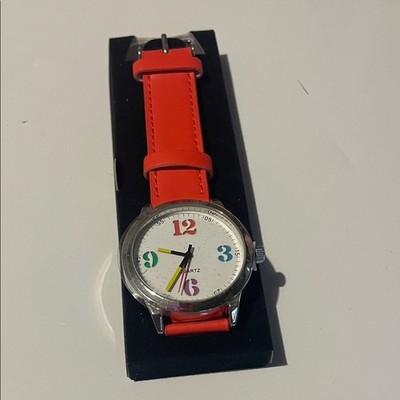Avon color block strap watch Watch with Colorful Numbers