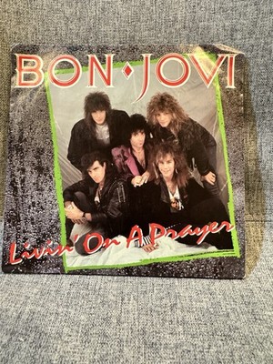 Bon Jovi Livin' On A Prayer 7'' Vinyl Single Mercury 1986 45 RPM 8881847