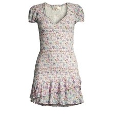 Loveshackfancy Floral Multicolor Trevor Minidress Size S