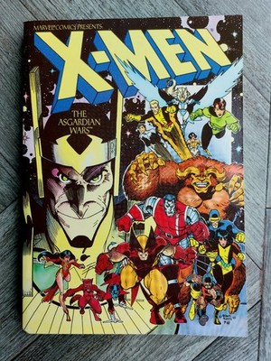 X-MEN :The ASGARDIAN WARS Marvel Softback Graphic Novel Book (1989) 1st Printing