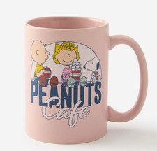 SALE! NEW OFFICIAL SNOOPY PEANUTS CAFE BOXED STONEWARE MUG DRINKS CUP