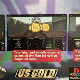 Shellshock Video Game Print Ad Mercenary PlayStation Sega Saturn PC Sony Tanks