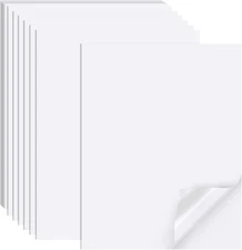 Printable Sticker Paper for Inkjet Printer, 40 Sheets 8.5" x11'' Matte Sticker P