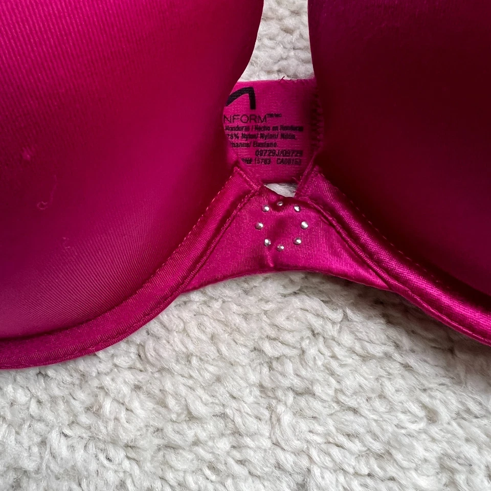 Maidenform Bra #09729 Pink Womens 34D Demi Push-up Bra Underwired - Image 2 of 4