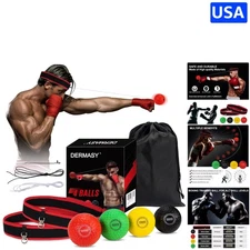 Boxing Training Ball Set - Develop Agility, Reaction Speed, and Punching Skills