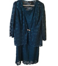 Rm Richards Mother Of The Bride/groom 2 Piece Dress With Matching Jacket...