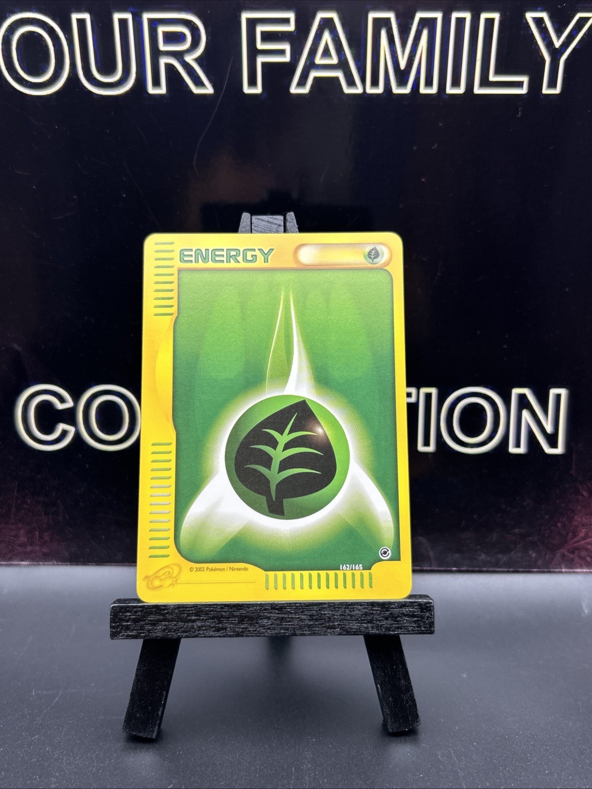 Pokemon Card Grass Energy 162/165 Expedition E-Reader Base Set Regular NM