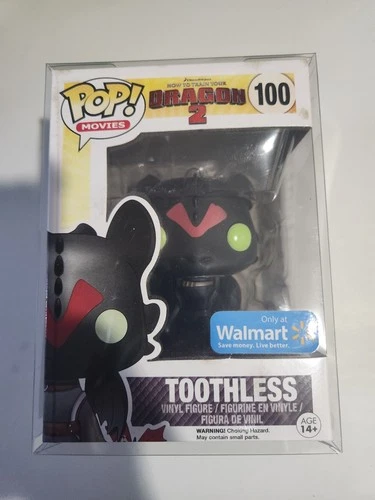Funko Pop! Vinyl: Toothless Figure #100 How to Train Your Dragon 2 Damage On Box