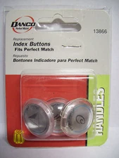 2 Sets of 3 ~ ~ ~Danco Faucet  Index  Handle  Buttons Hot  Cold  Divert  