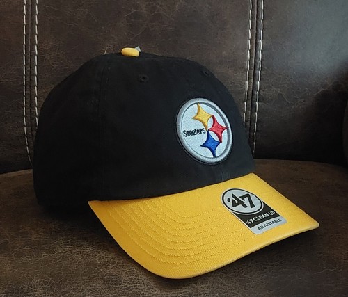 Pittsburgh Steelers '47 Clean Up Men's Hat Adjustable One Size Fits All - Picture 3 of 6