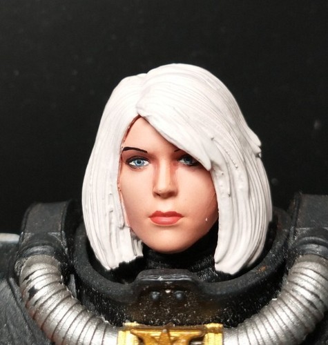 SOLO CABEZA Juguetes Mcfarlane Pintados Personalizados Warhammer 40k Hermanas de la Cabeza de Batalla - Imagen 4 de 4